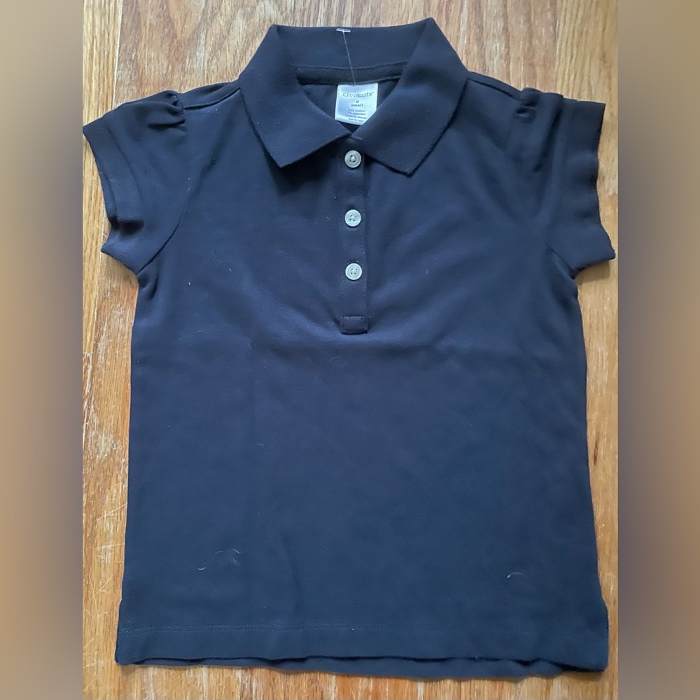 NWT Crewcuts Girls Navy Polo Shirt